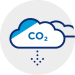 carbon capture icon.
